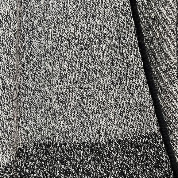 NWOT Eileen Fisher Wool Organic Linen Open Cardigan Sweater Colorblock Gray - Picture 9 of 16